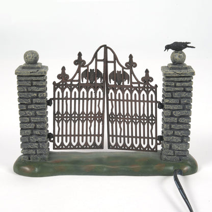 Spooky Wrought Iron Gate