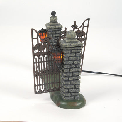 Spooky Wrought Iron Gate