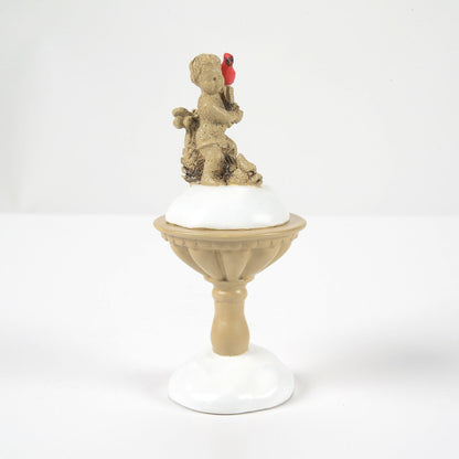 Cardinal Christmas Fountain