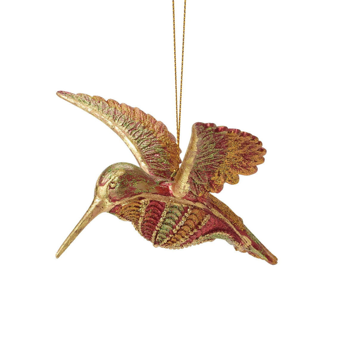 Swirly Hummingbird Red
