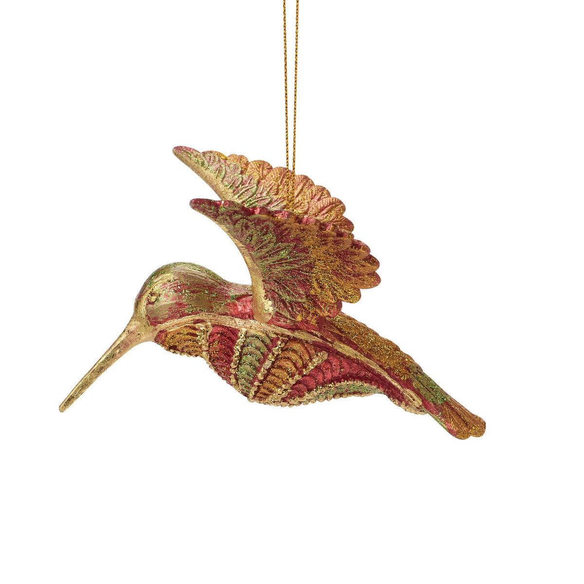Swirly Hummingbird Red