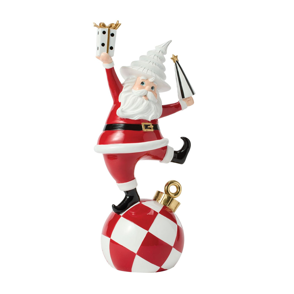 Santa with Tree and Giftbox